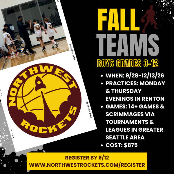 Youth basketball developmental and AAU teams and training in Renton, Bellevue, and the Eastside.