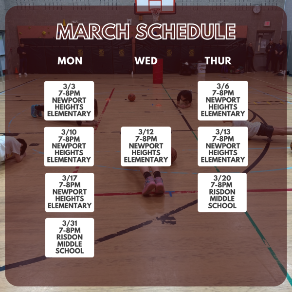 March Group Training Schedule (2)